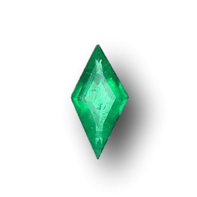 1.49ct | Step Cut Lozenge Shape Muzo Origin Emerald (GIA)-Modern Rustic Diamond