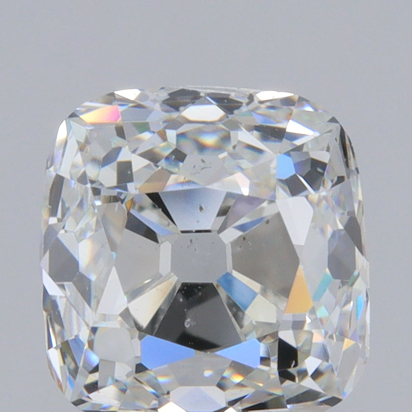 1.51ct | E-F/VS-SI Cushion Shape Old Mine Cut Diamond - Modern Rustic Diamond