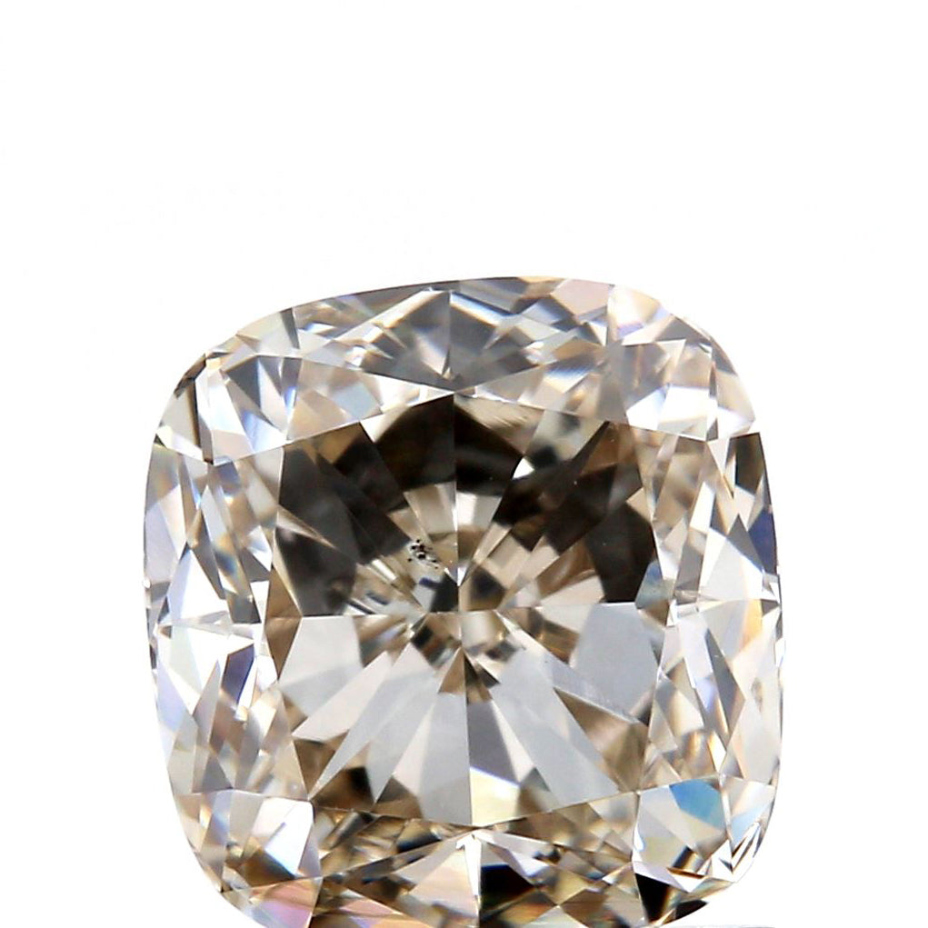 1.10ct | Light Brown VS Cushion Shape Brilliant Cut Diamond - Modern Rustic Diamond