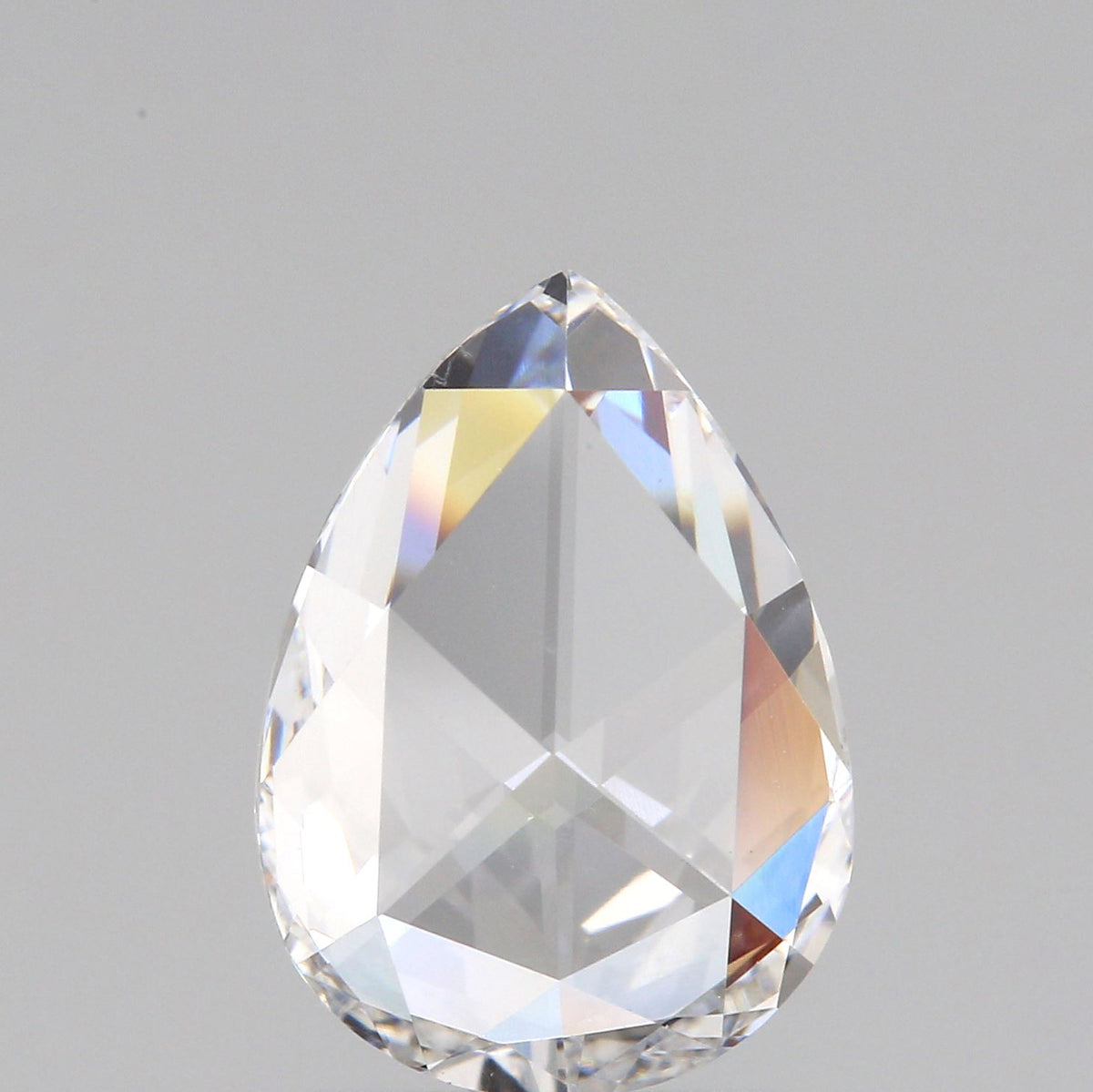 1.06ct | D/VS1 Pear Shape Rose Cut Diamond (GIA) - Modern Rustic Diamond