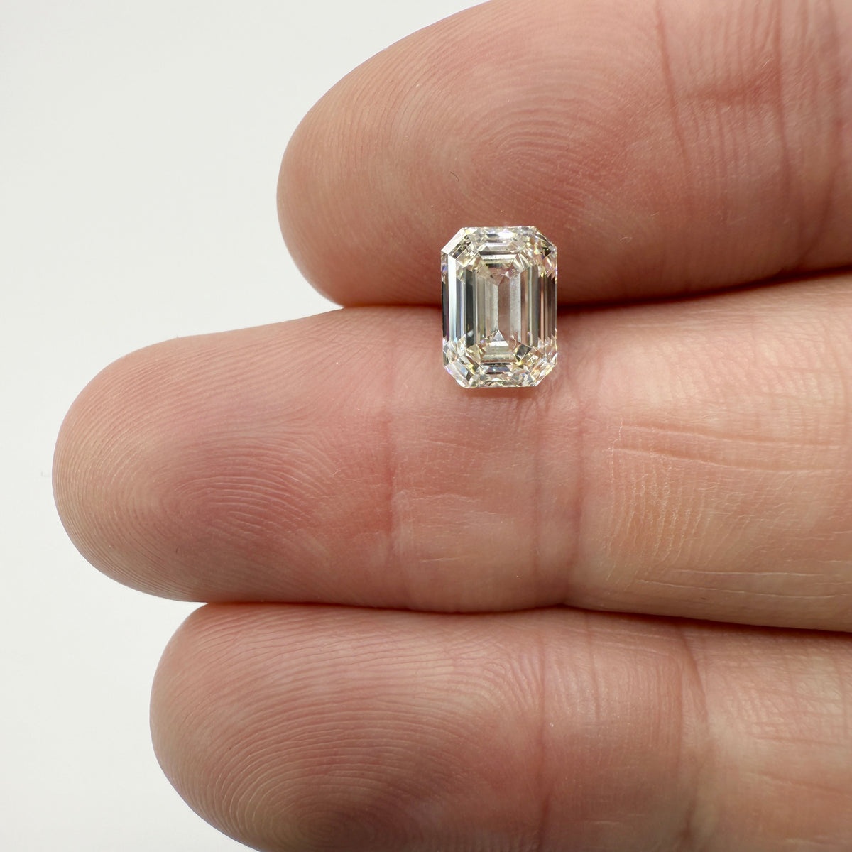 1.90ct | K/VS1 Emerald Shape Brilliant Cut Diamond (GIA) - Modern Rustic Diamond