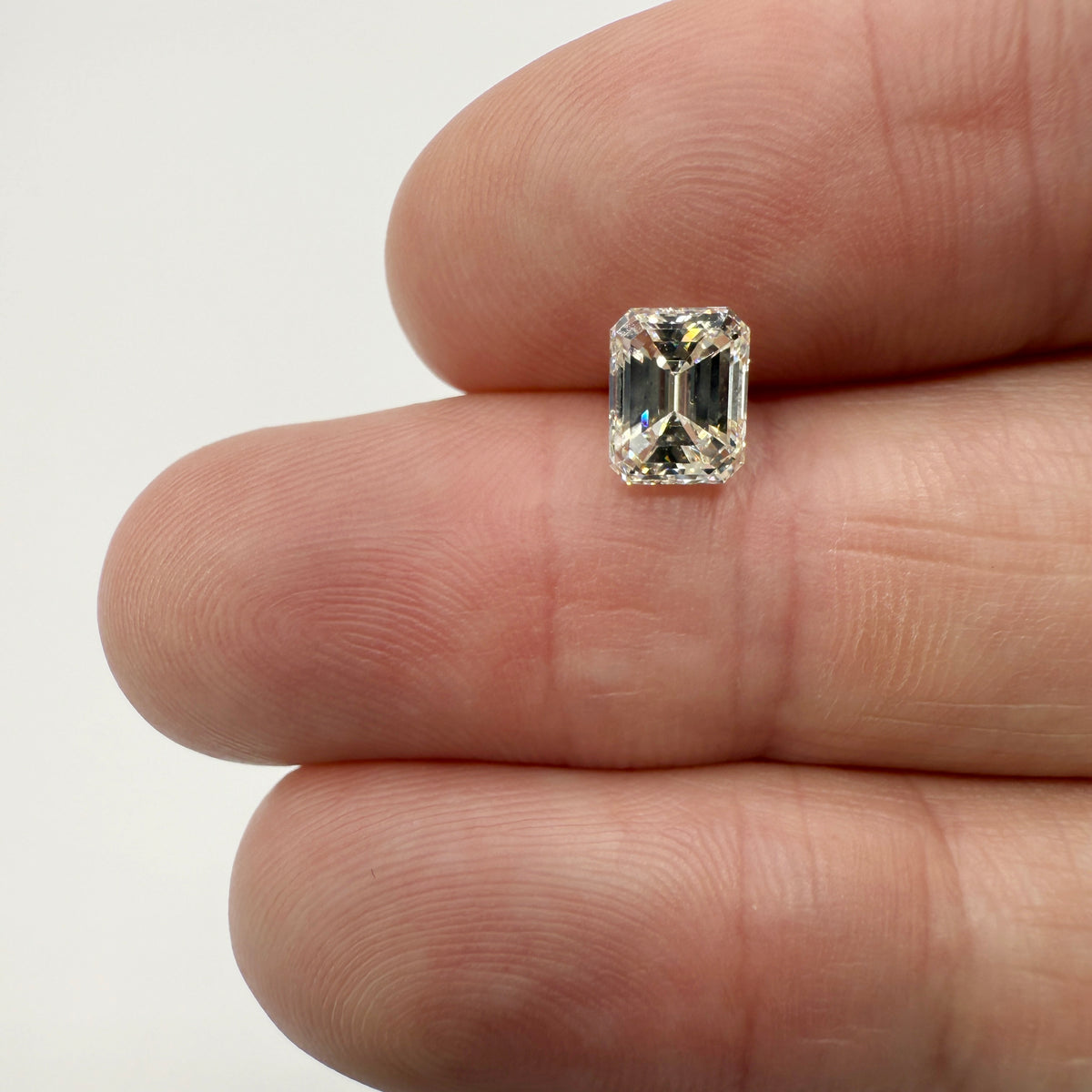 1.50ct | L/VVS1 Emerald Shape Brilliant Cut Diamond (GIA) - Modern Rustic Diamond