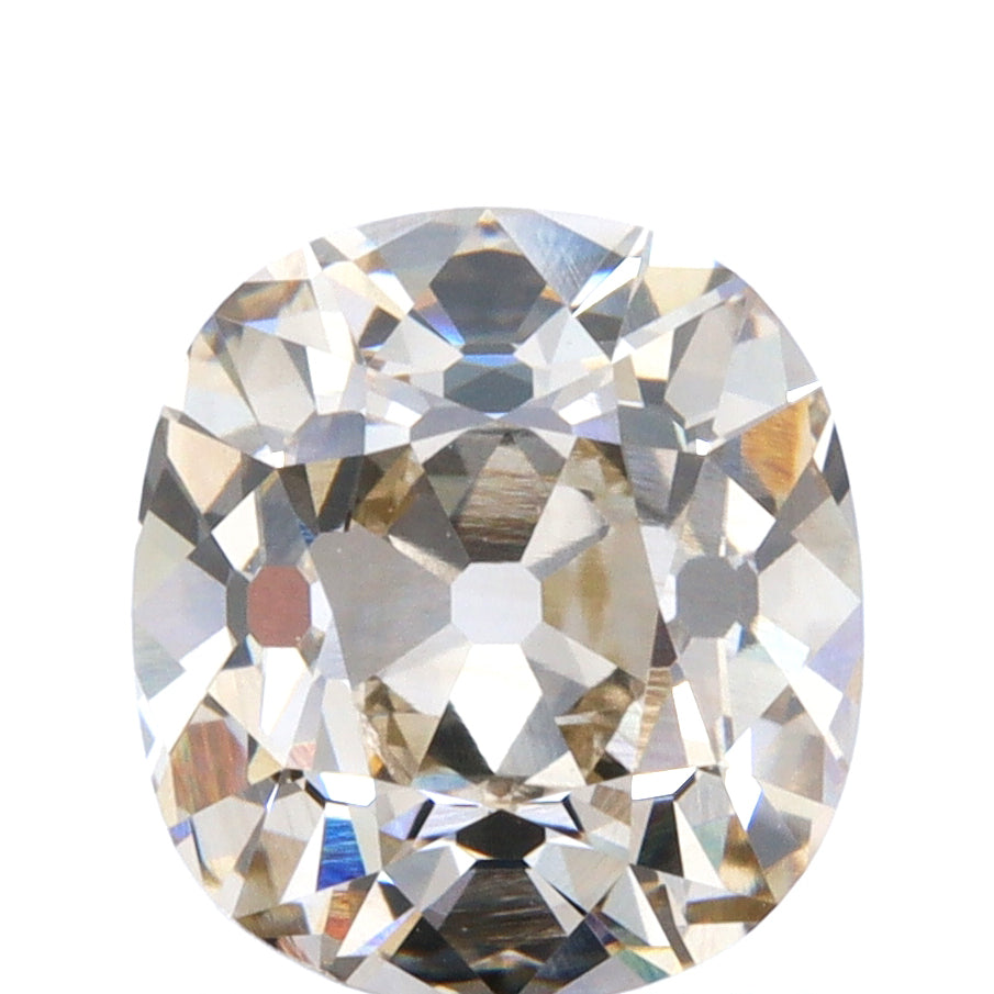 1.23ct | Champagne VVS Cushion Shape Old Mine Cut Diamond - Modern Rustic Diamond