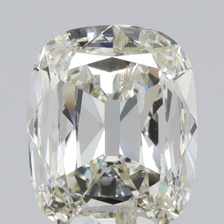 1.26ct | K/I1 Cushion Shape Vintage Old Mine Cut Diamond (GIA) - Modern Rustic Diamond