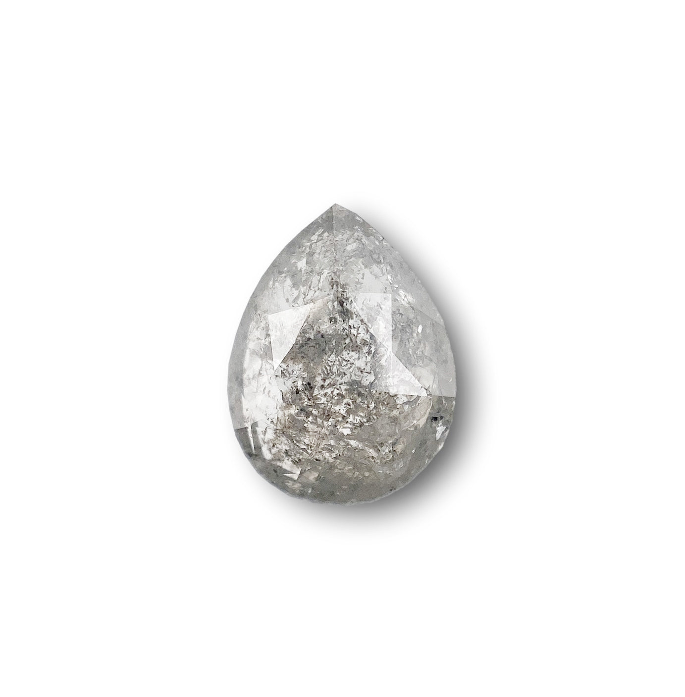 1.38ct | Rustic Pear Shape Brilliant Cut Diamond - Modern Rustic Diamond