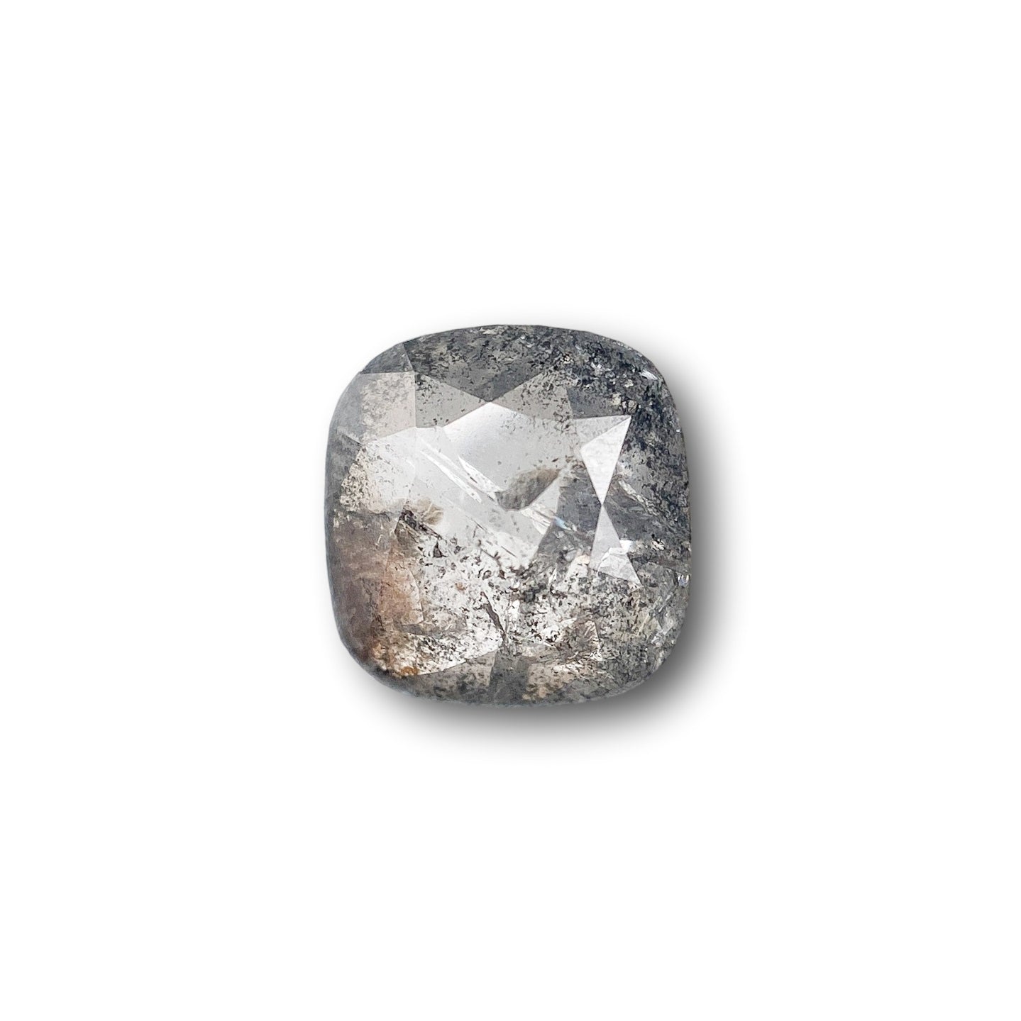 1.28ct | Rustic Cushion Shape Rose Cut Diamond - Modern Rustic Diamond