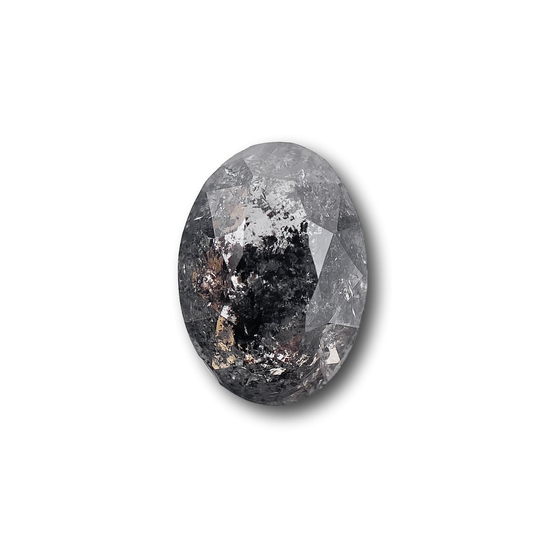 0.95ct | Rustic  Oval Shape Rose Cut Diamond - Modern Rustic Diamond