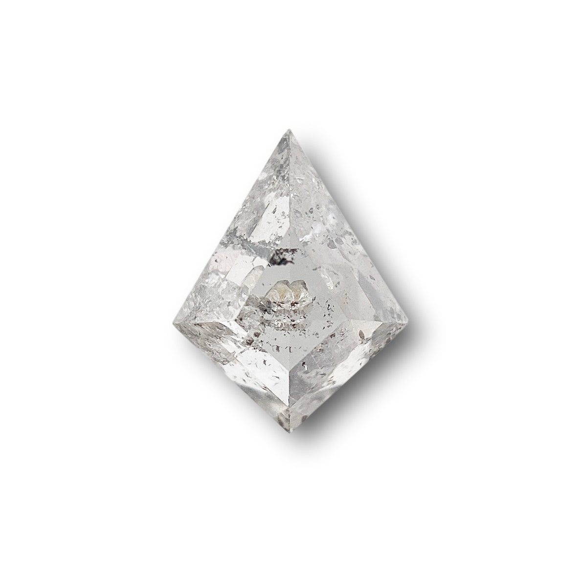 0.74ct | Rustic Kite Shape Step Cut Diamond - Modern Rustic Diamond