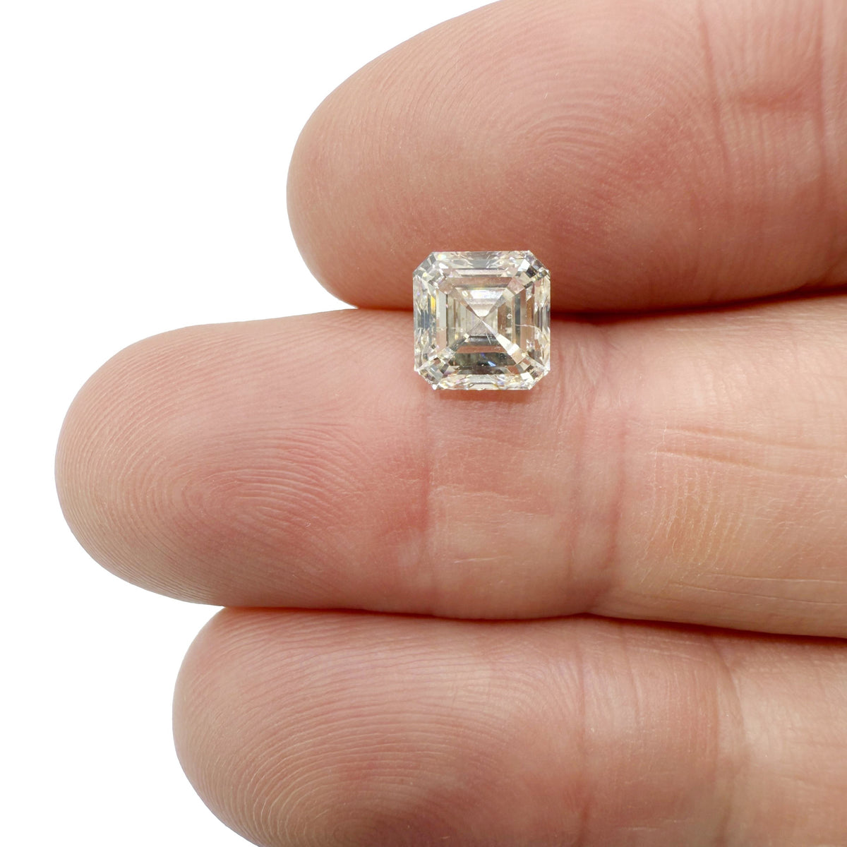 2.01ct | L/SI2 Asscher Shape Step Cut Diamond (GIA) - Modern Rustic Diamond