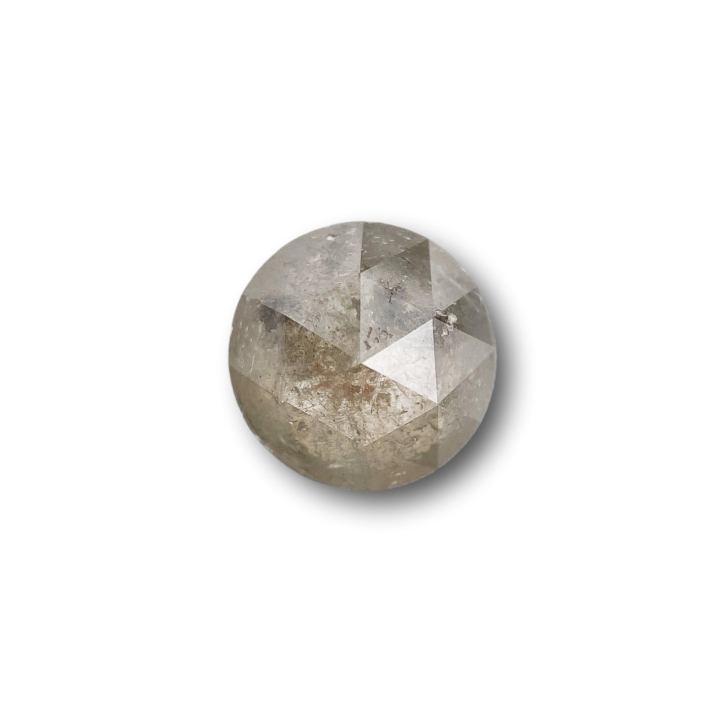 1.37ct | Rustic  Round Shape Brilliant Cut Diamond - Modern Rustic Diamond
