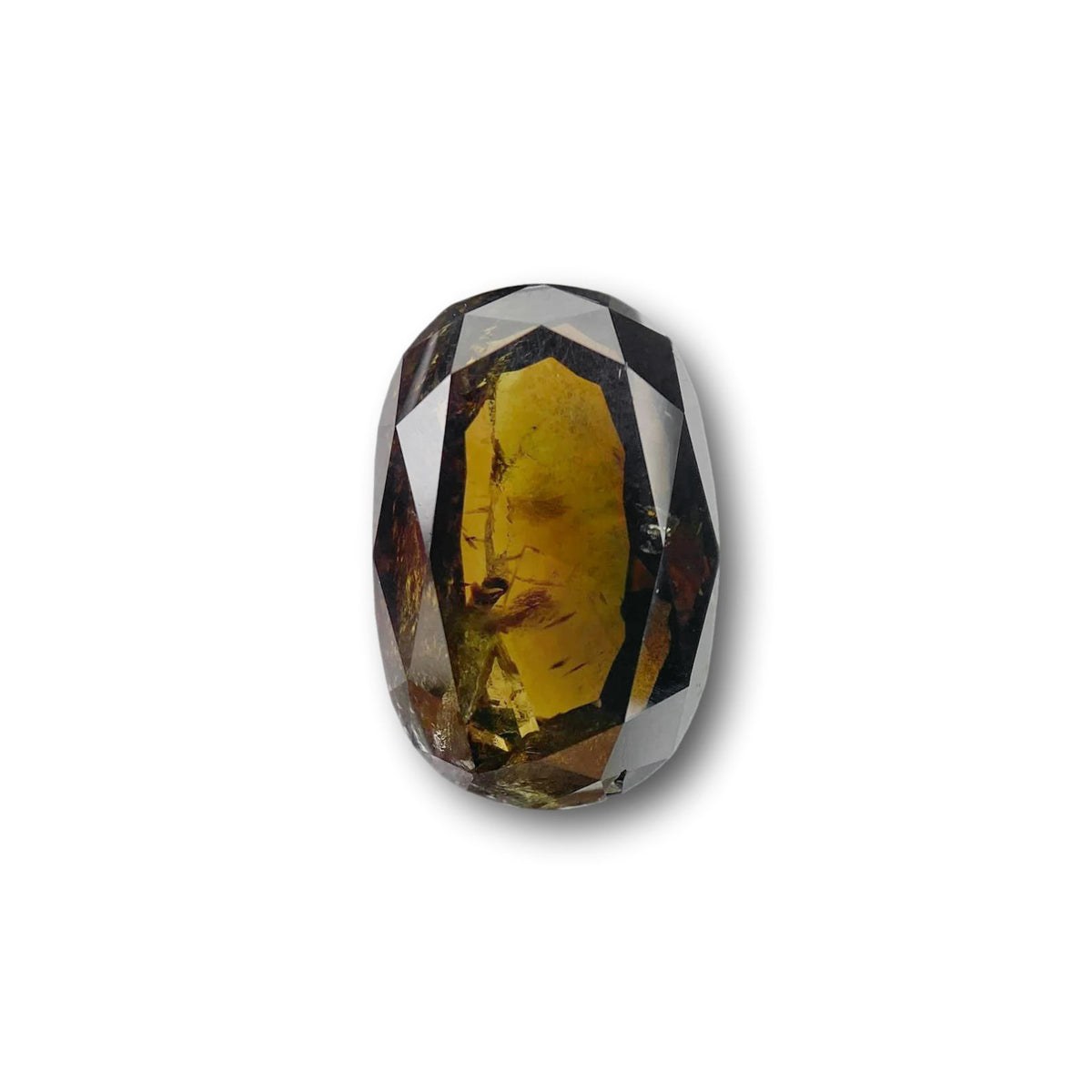 4.51ct | Salt &amp; Pepper Oval Shape Brilliant Cut Diamond - Modern Rustic Diamond