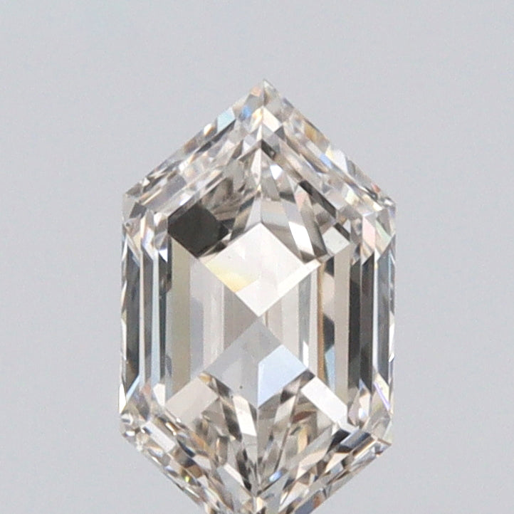 0.35ct | H-I/VVS Hexagon Shape Step Cut Diamond - Modern Rustic Diamond
