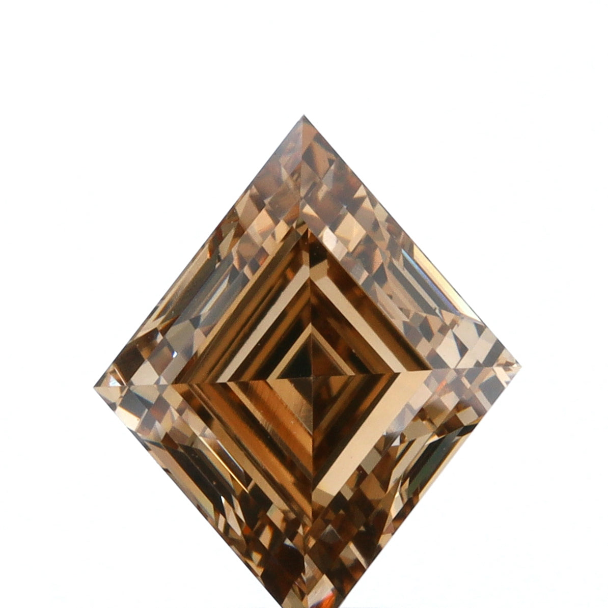 1.54ct | Cognac VVS2 Lozenge Shape Brilliant Cut Diamond (GIA) - Modern Rustic Diamond