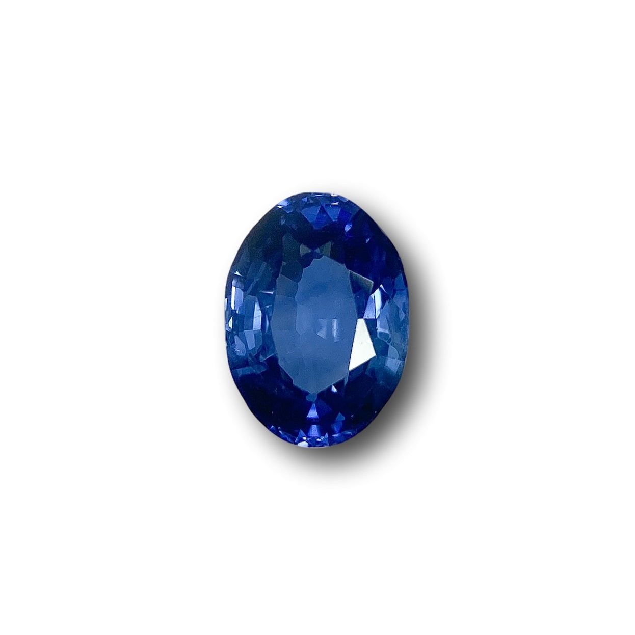 1.51ct | Brilliant Cut Oval Shape Blue Sapphire-Modern Rustic Diamond