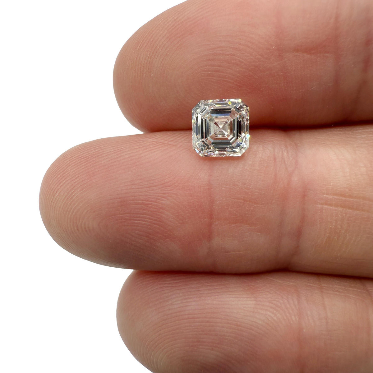 1.55ct | K/VVS2 Asscher Shape Step Cut Diamond (GIA) - Modern Rustic Diamond