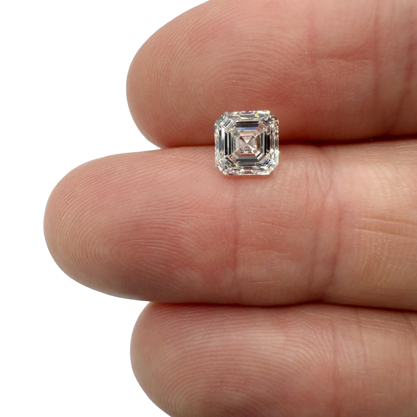 1.55ct | K/VVS2 Asscher Shape Step Cut Diamond (GIA) - Modern Rustic Diamond