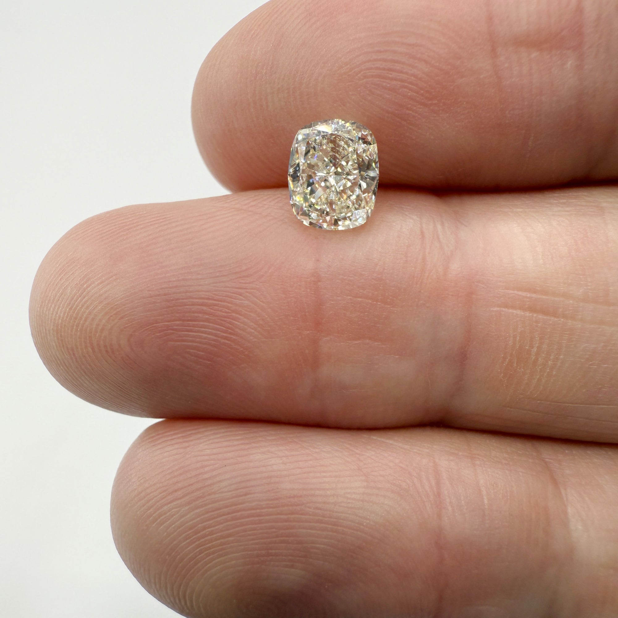 1.80ct | F/VS1 Cushion Shape Brilliant Cut Diamond (GIA) - Modern Rustic Diamond