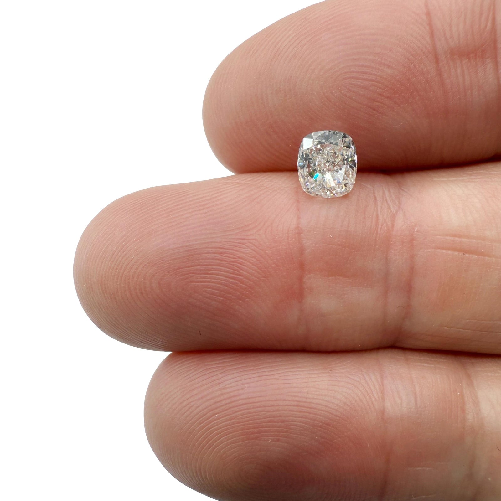 1.00ct | H/SI1 Cushion Shape Brilliant Cut Diamond (GIA) - Modern Rustic Diamond