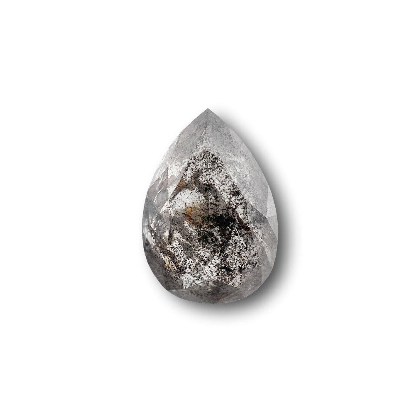 1.48ct | Rustic  Pear Shape Rose Cut Diamond - Modern Rustic Diamond