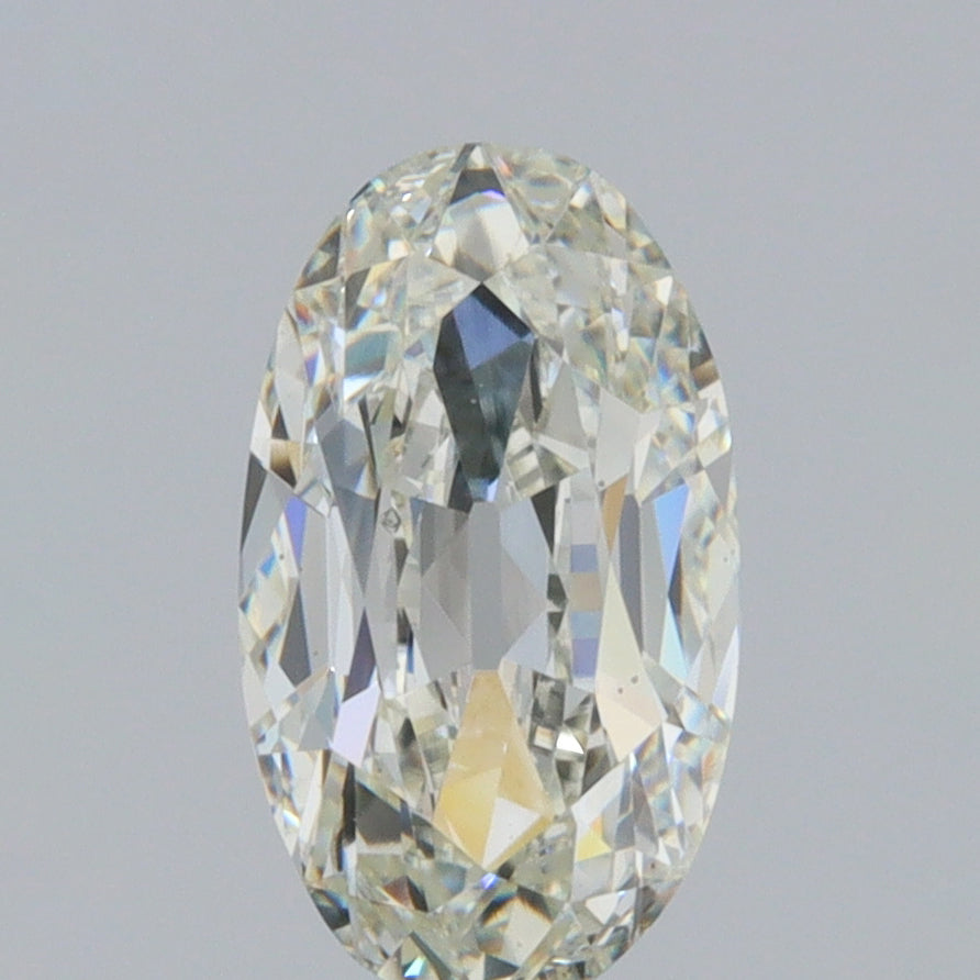 0.59ct | H-I/VVS Oval Shape Old Mine Cut Diamond - Modern Rustic Diamond