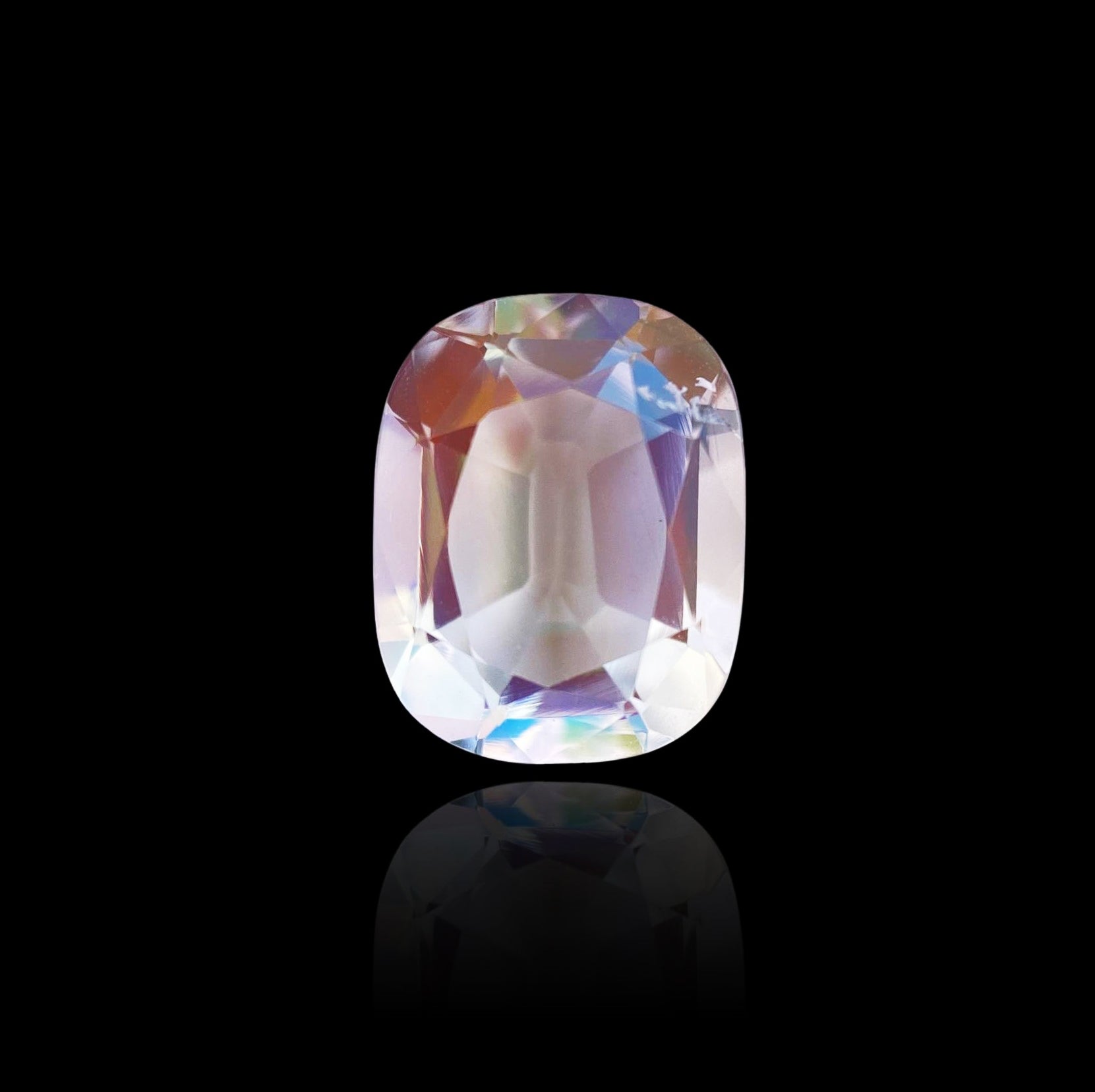 1.47ct |  Cushion Shape  Moonstone - Modern Rustic Diamond