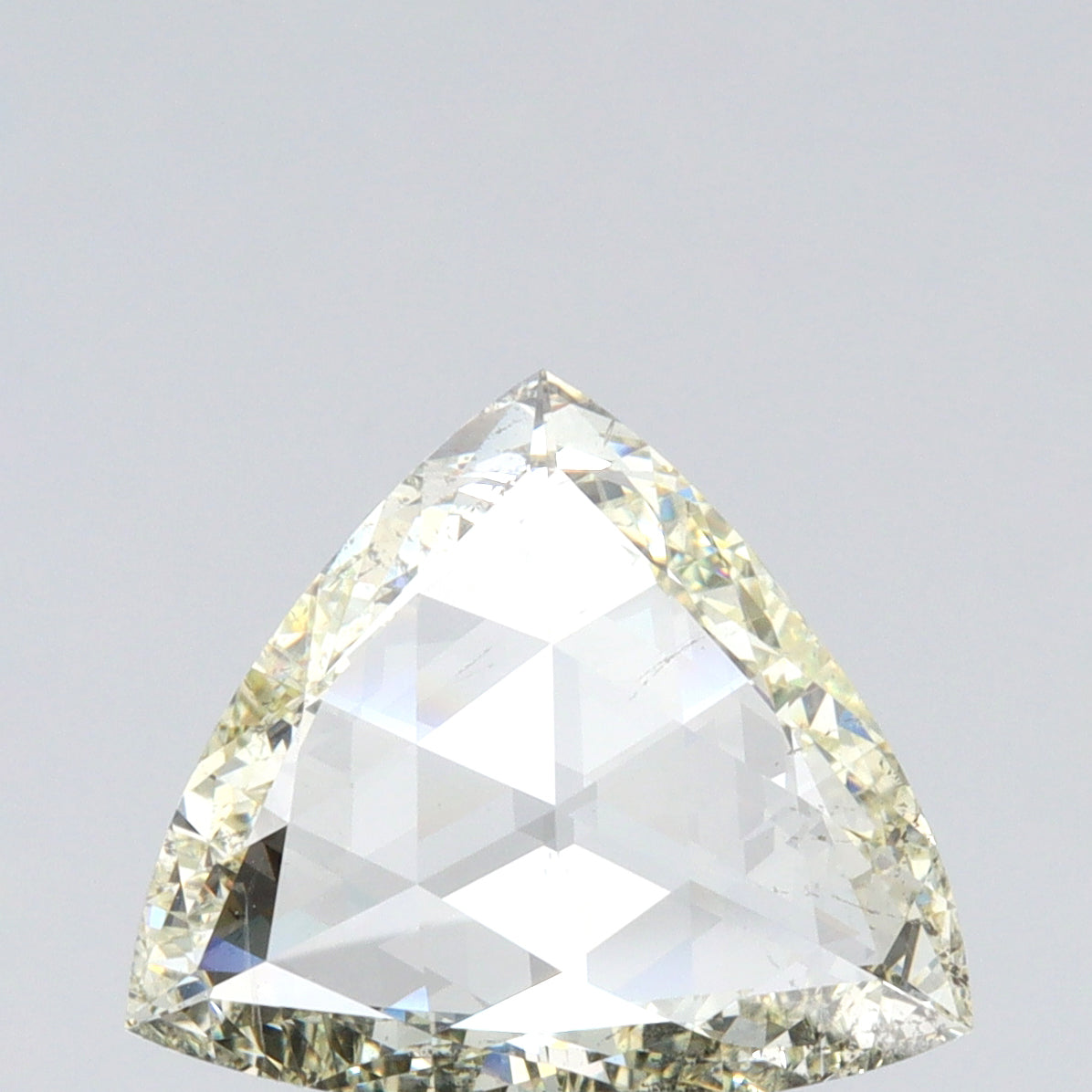 2.12ct | Light Color SI Trilliant Shape Rose Cut Diamond - Modern Rustic Diamond