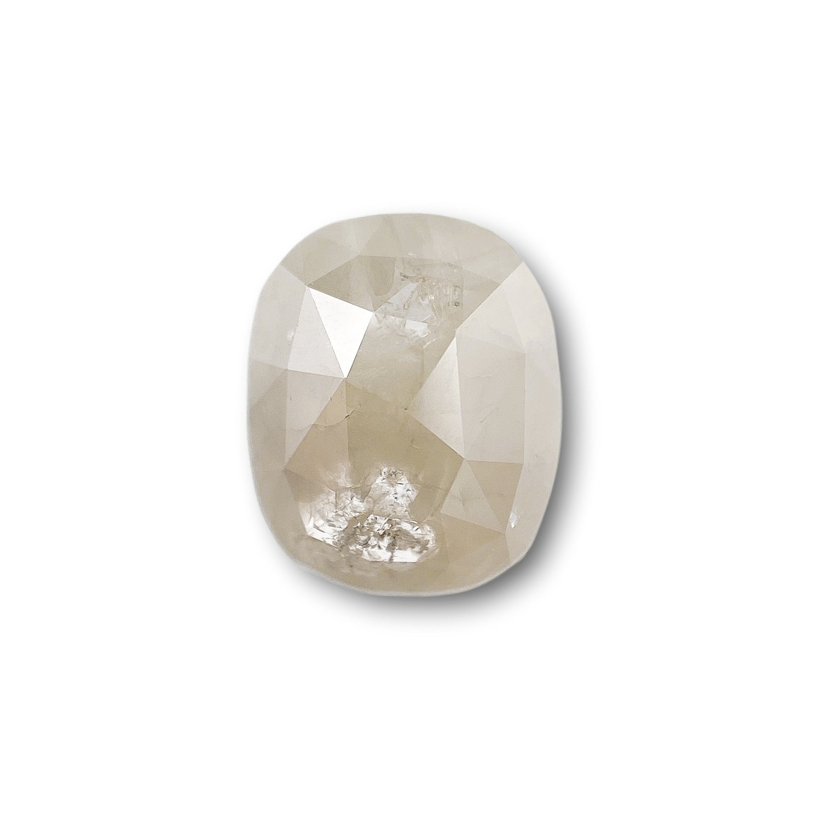 1.49ct | Rustic  Cushion Shape Rose Cut Diamond - Modern Rustic Diamond