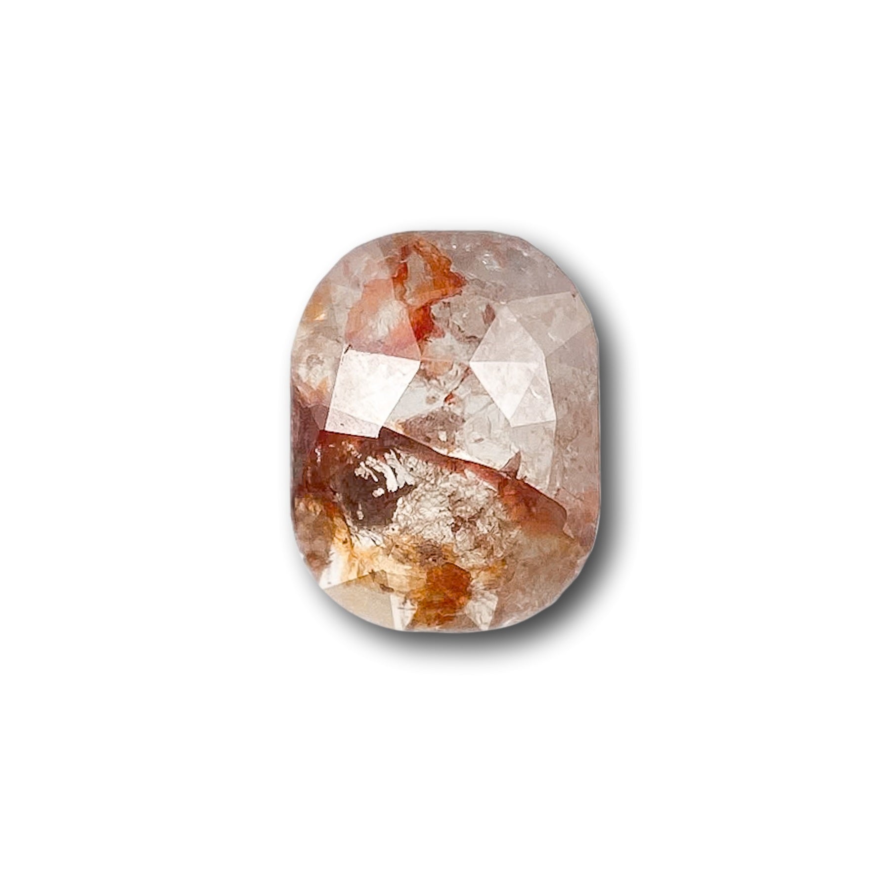 0.54ct | Rstc/ Cushion Shape Rose Cut Diamond - Modern Rustic Diamond