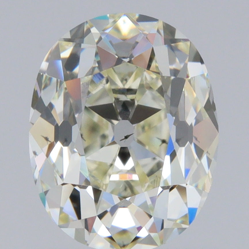 1.30ct | Light Color VS-SI Oval Shape Old Mine Cut Diamond - Modern Rustic Diamond