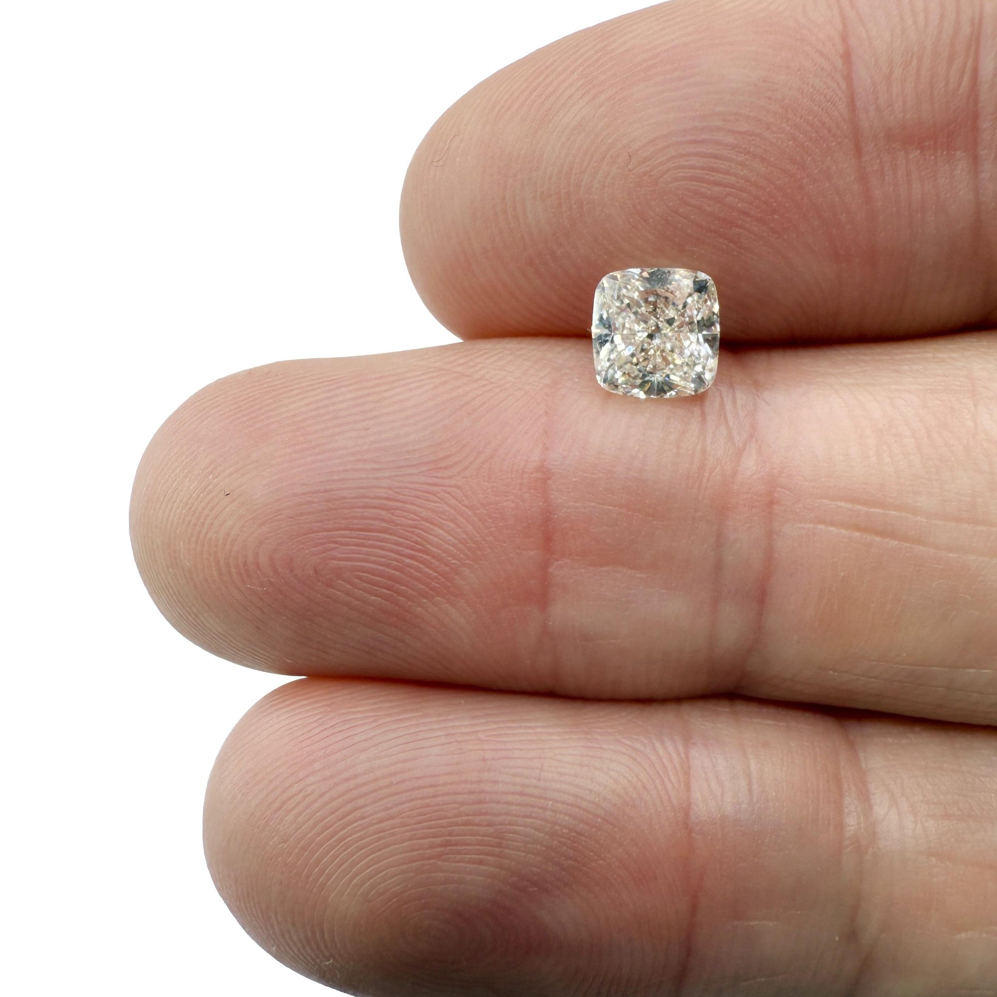 1.20ct | K/SI1 Cushion Shape Brilliant Cut Diamond (GIA) - Modern Rustic Diamond