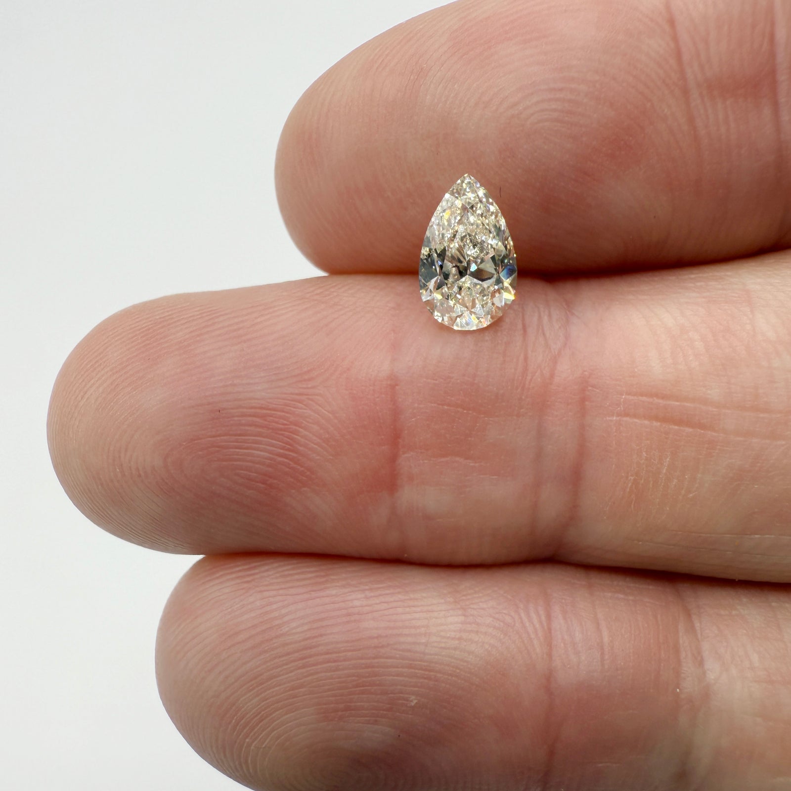 1.01ct | M/VVS1 Pear Shape Brilliant Cut Diamond (GIA) - Modern Rustic Diamond