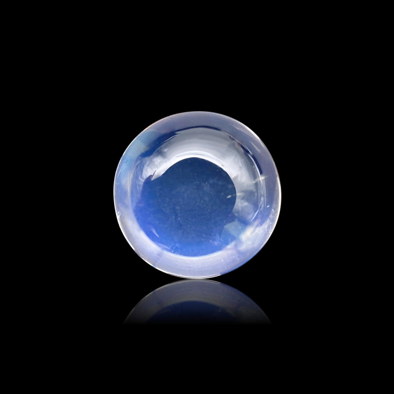 3.76ct |  Round Shape  Moonstone - Modern Rustic Diamond