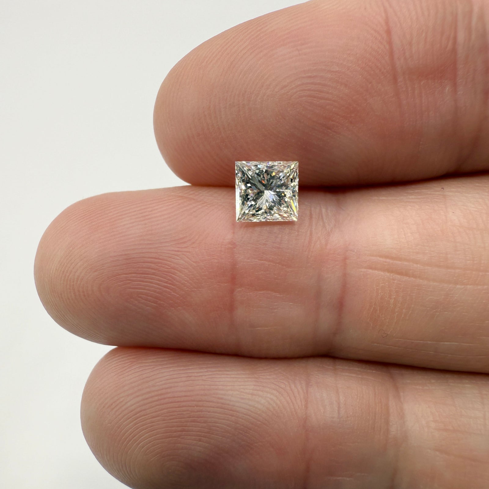 1.01ct | K/VS1 Princess Shape Brilliant Cut Diamond (GIA) - Modern Rustic Diamond