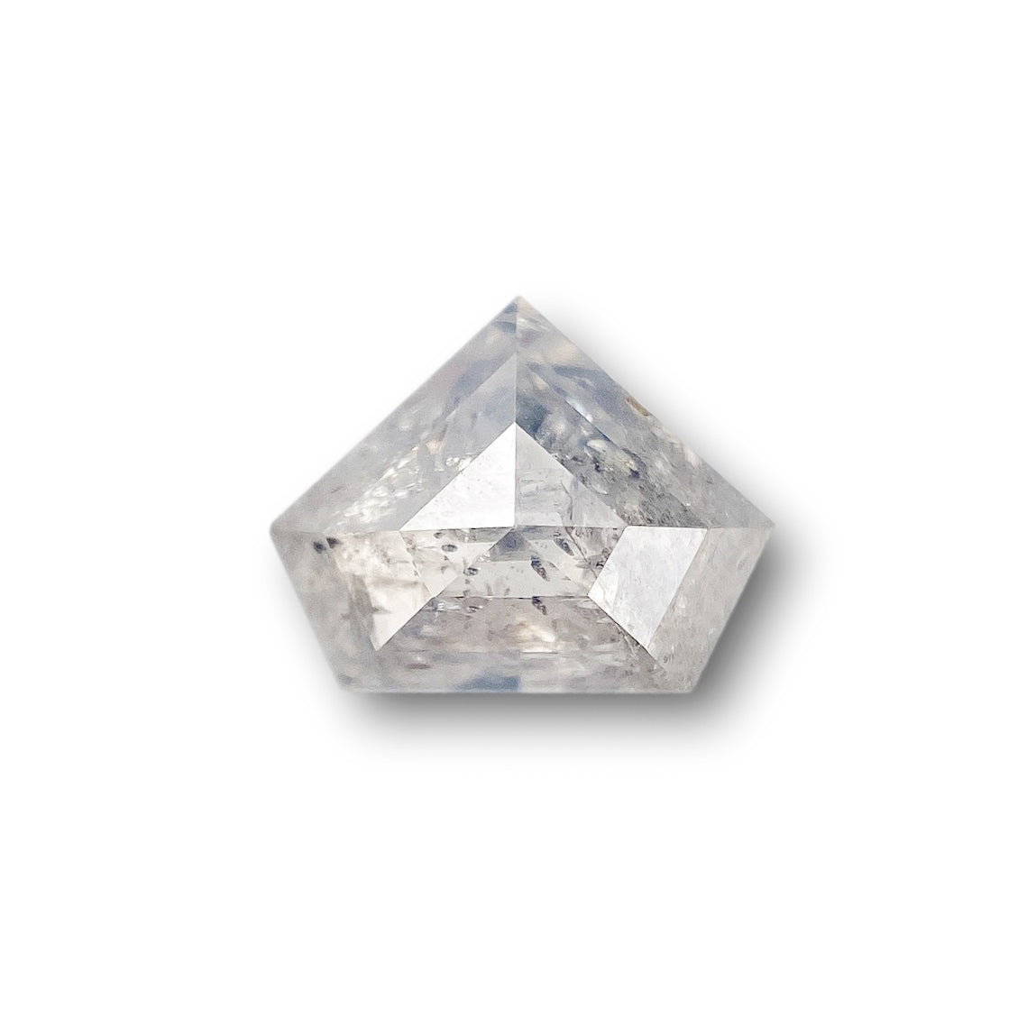 1.40ct | Rustic Shield Shape Step Cut Diamond - Modern Rustic Diamond