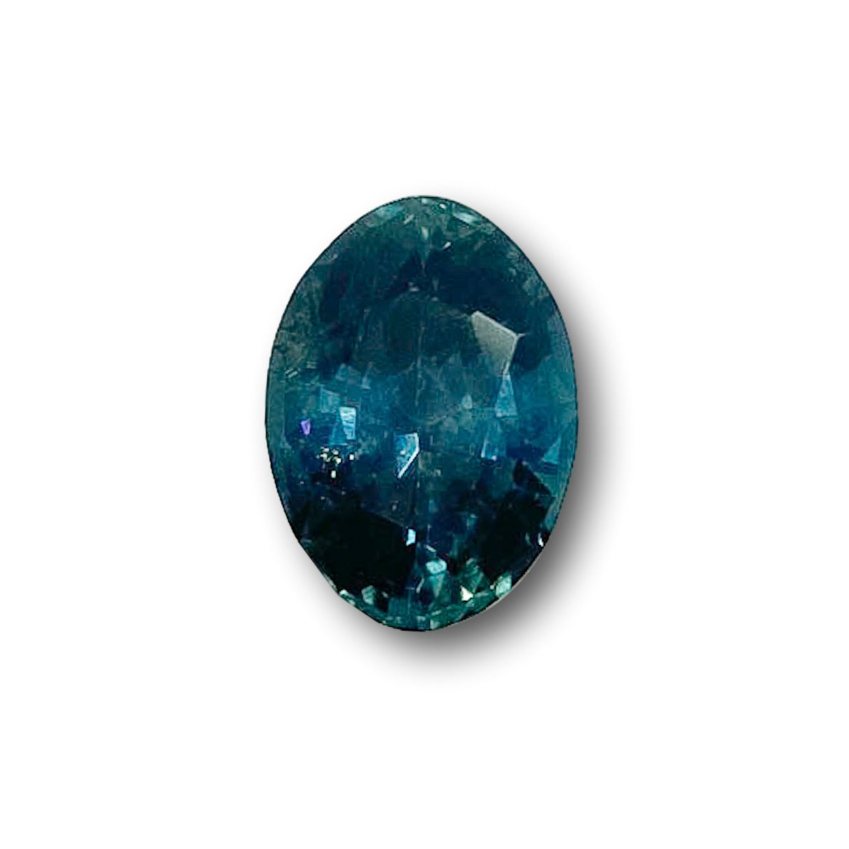 1.57ct | Brilliant Cut Oval Shape Blue Montana Sapphire-Modern Rustic Diamond