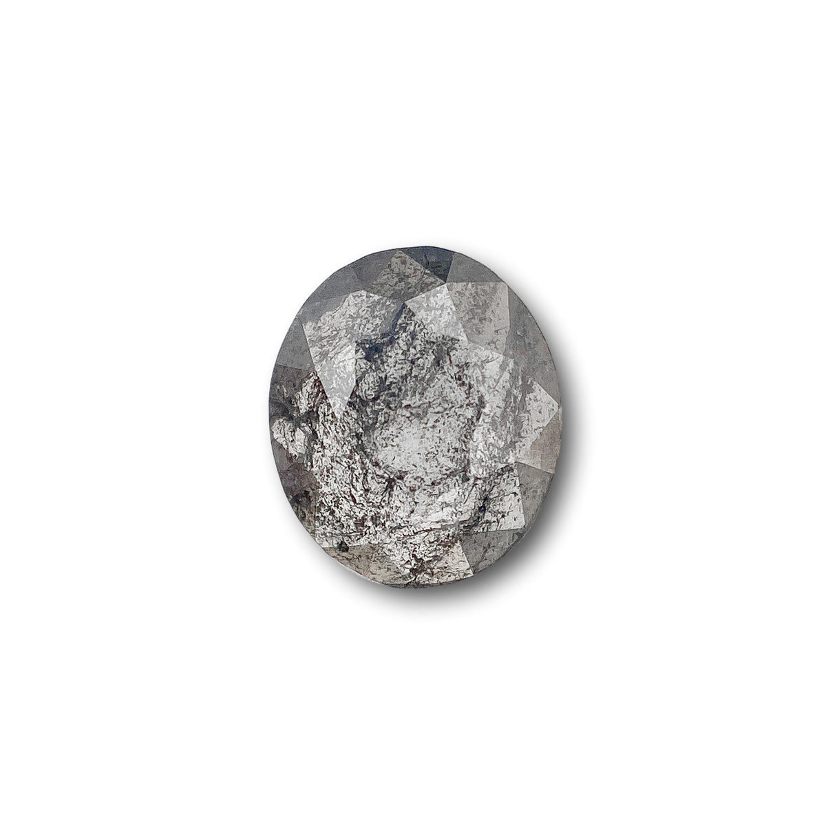 0.96ct | Rustic  Oval Shape Rose Cut Diamond - Modern Rustic Diamond