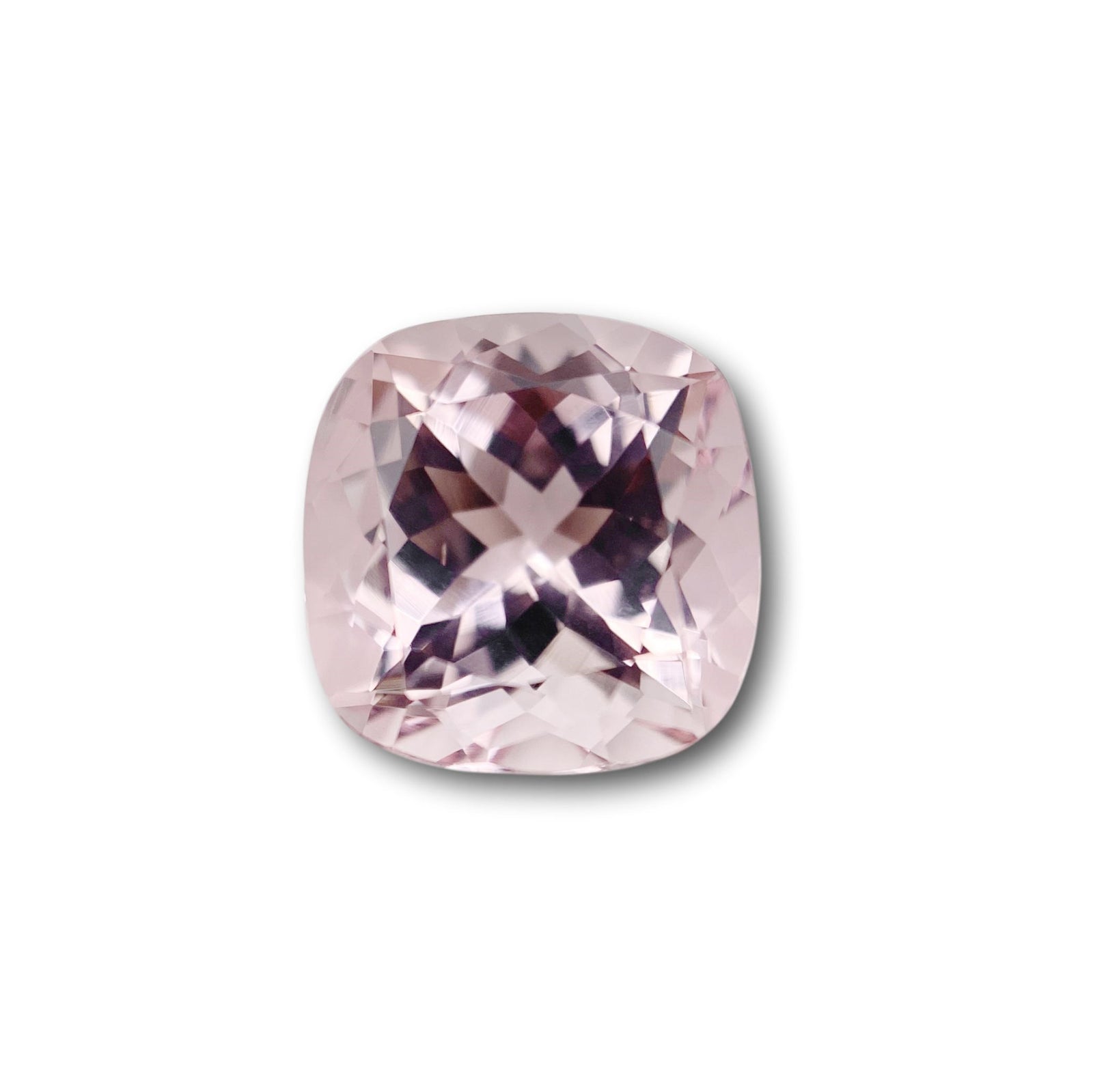 3.59ct |  Cushion Shape  Morganite - Modern Rustic Diamond