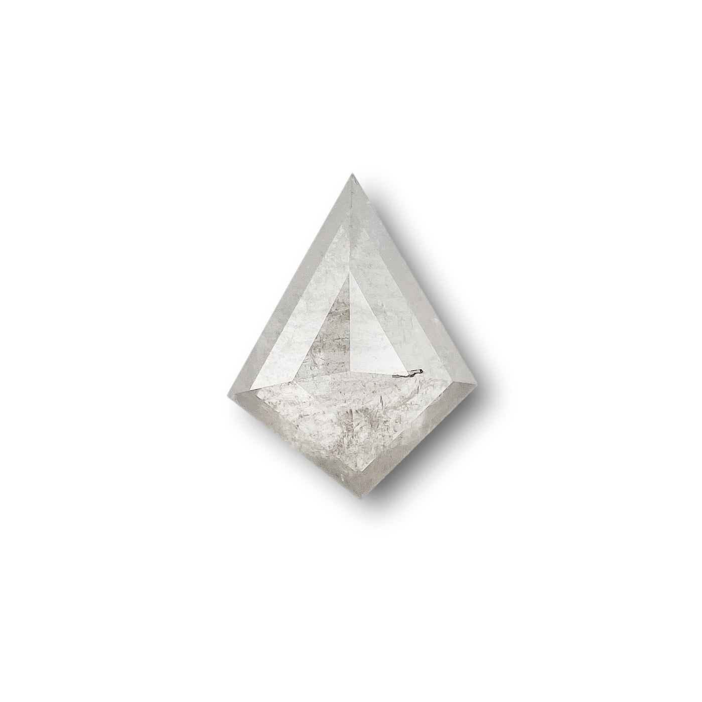 0.67ct | Rustic  Kite Shape Step Cut Diamond - Modern Rustic Diamond