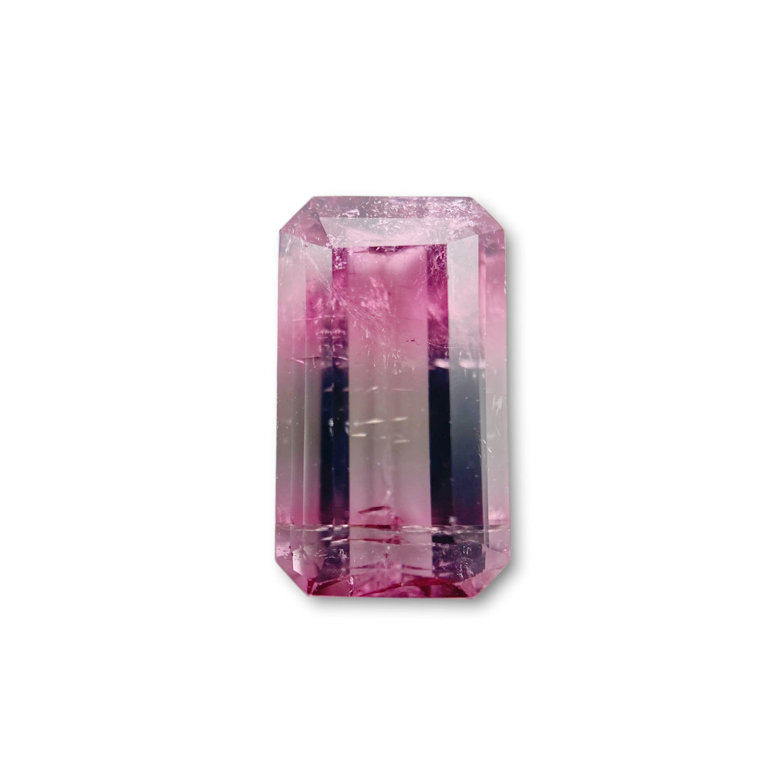 4.64ct |  Emerald Shape Step Cut Tourmaline - Modern Rustic Diamond