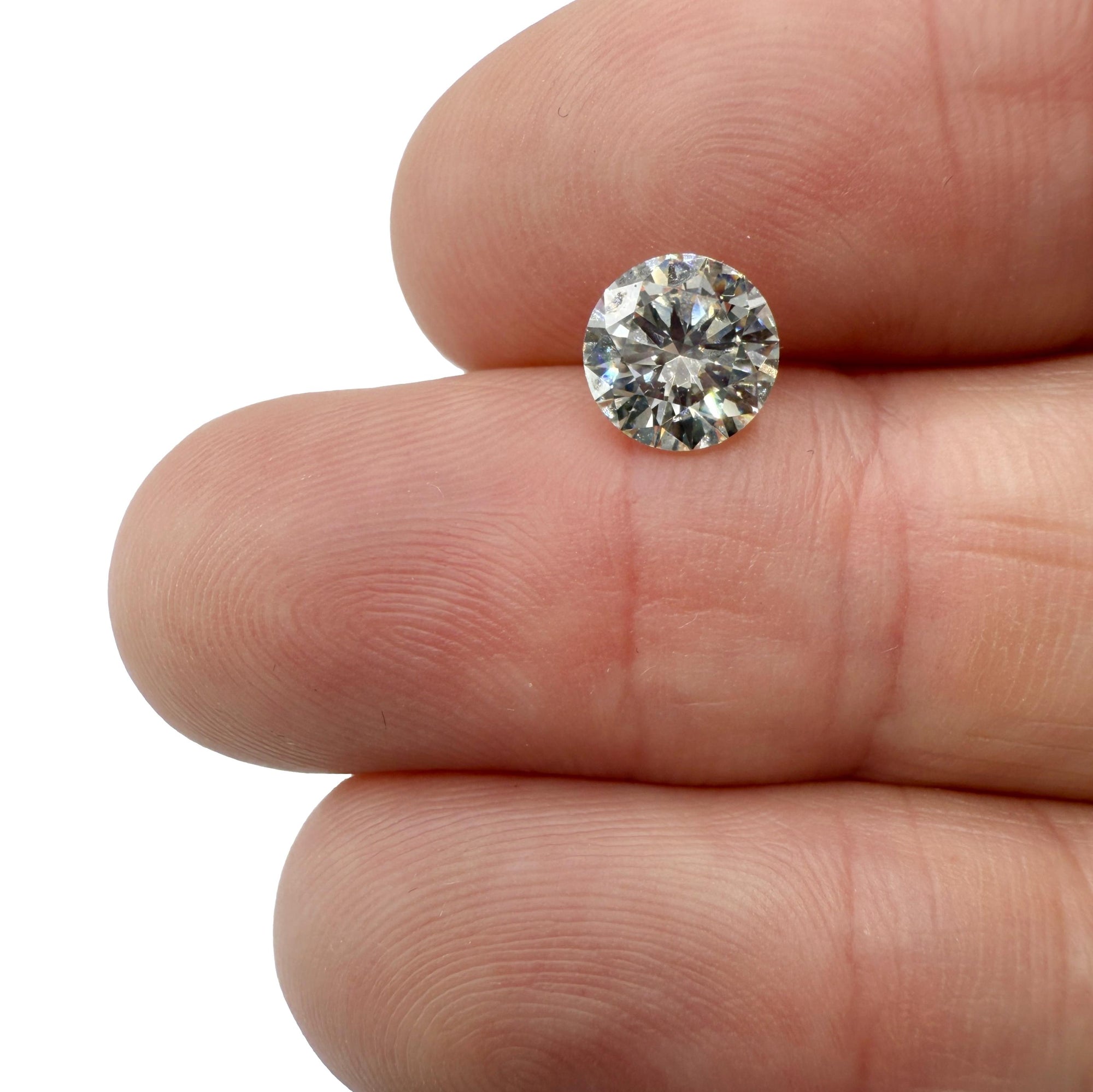 1.40ct | L/SI1 Round Shape Brilliant Cut Diamond (GIA) - Modern Rustic Diamond
