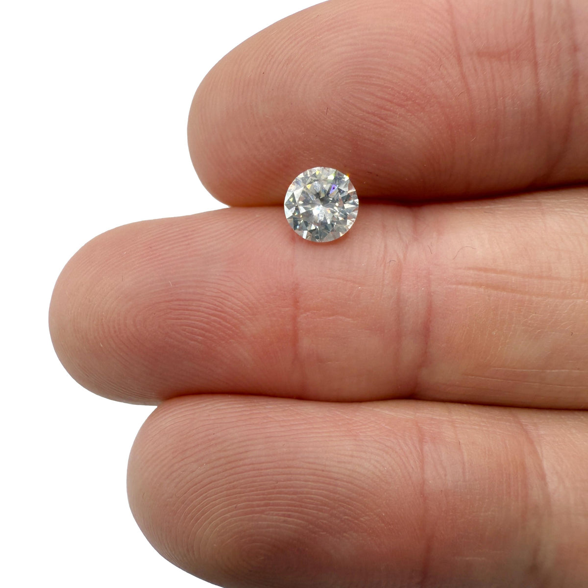 0.70ct | F/I1 Round Shape Brilliant Cut Diamond (GIA) - Modern Rustic Diamond