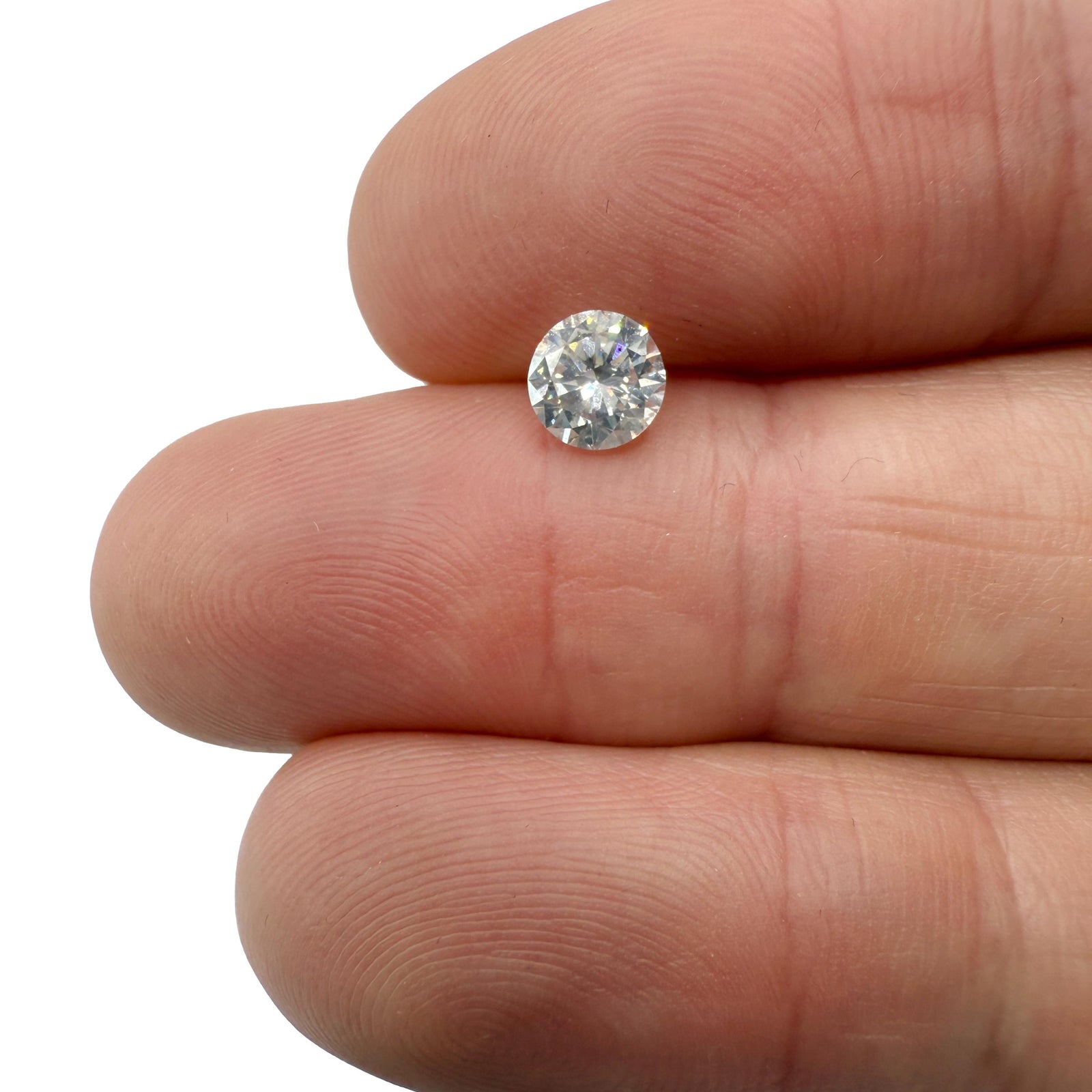 0.70ct | F/I1 Round Shape Brilliant Cut Diamond (GIA) - Modern Rustic Diamond