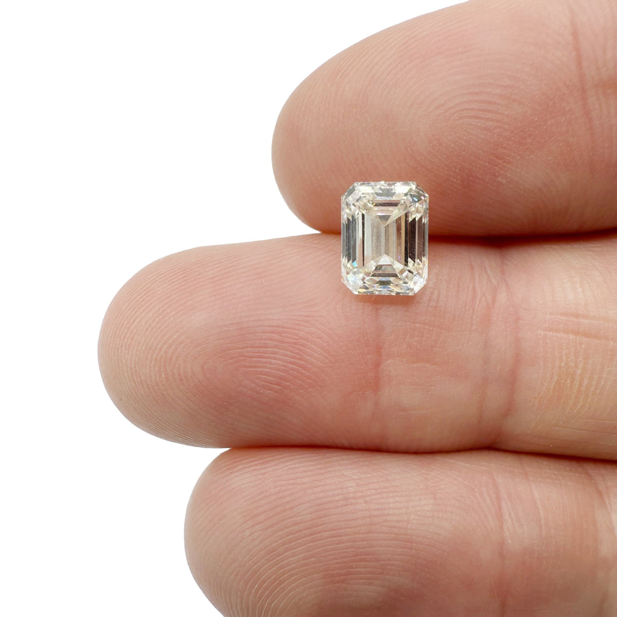 2.01ct | L/VS1 Emerald Shape Brilliant Cut Diamond (GIA) - Modern Rustic Diamond