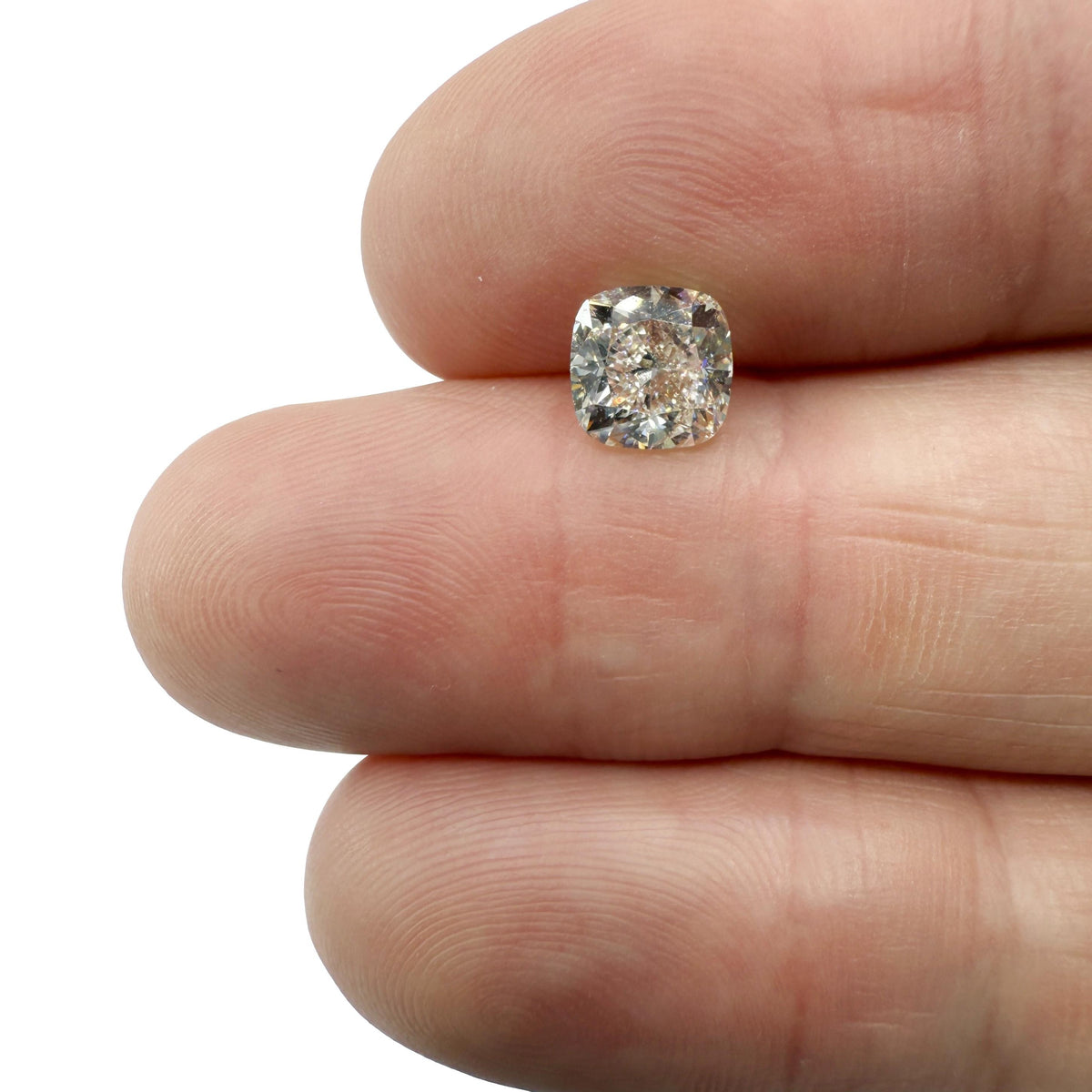 1.71ct | K/VS2 Cushion Shape Brilliant Cut Diamond (GIA) - Modern Rustic Diamond