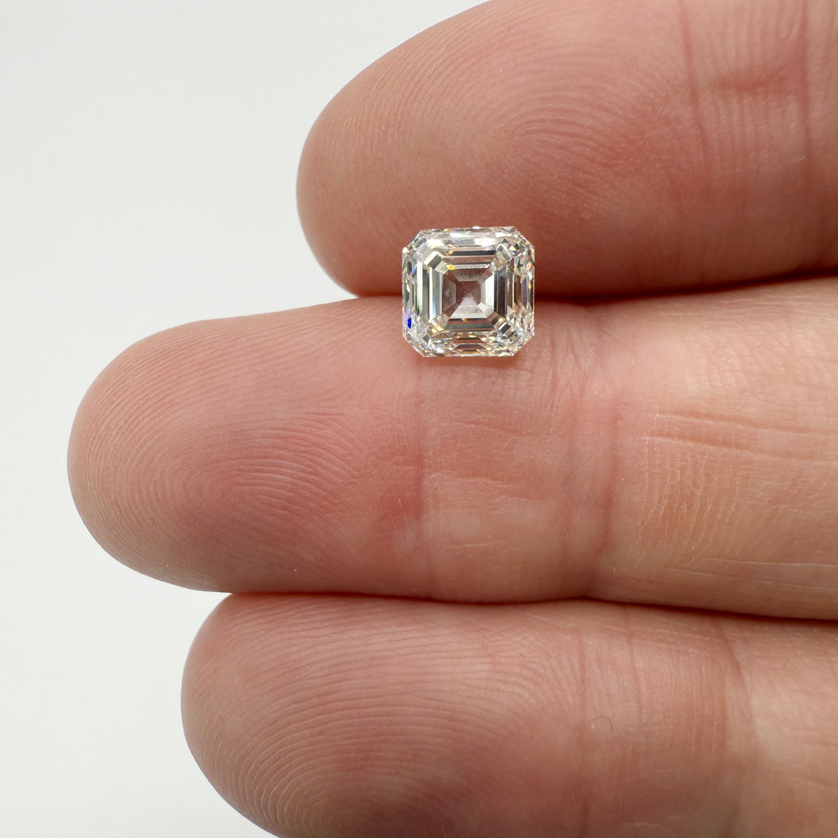 2.01ct | K/VS2 Asscher Shape Step Cut Diamond (GIA) - Modern Rustic Diamond