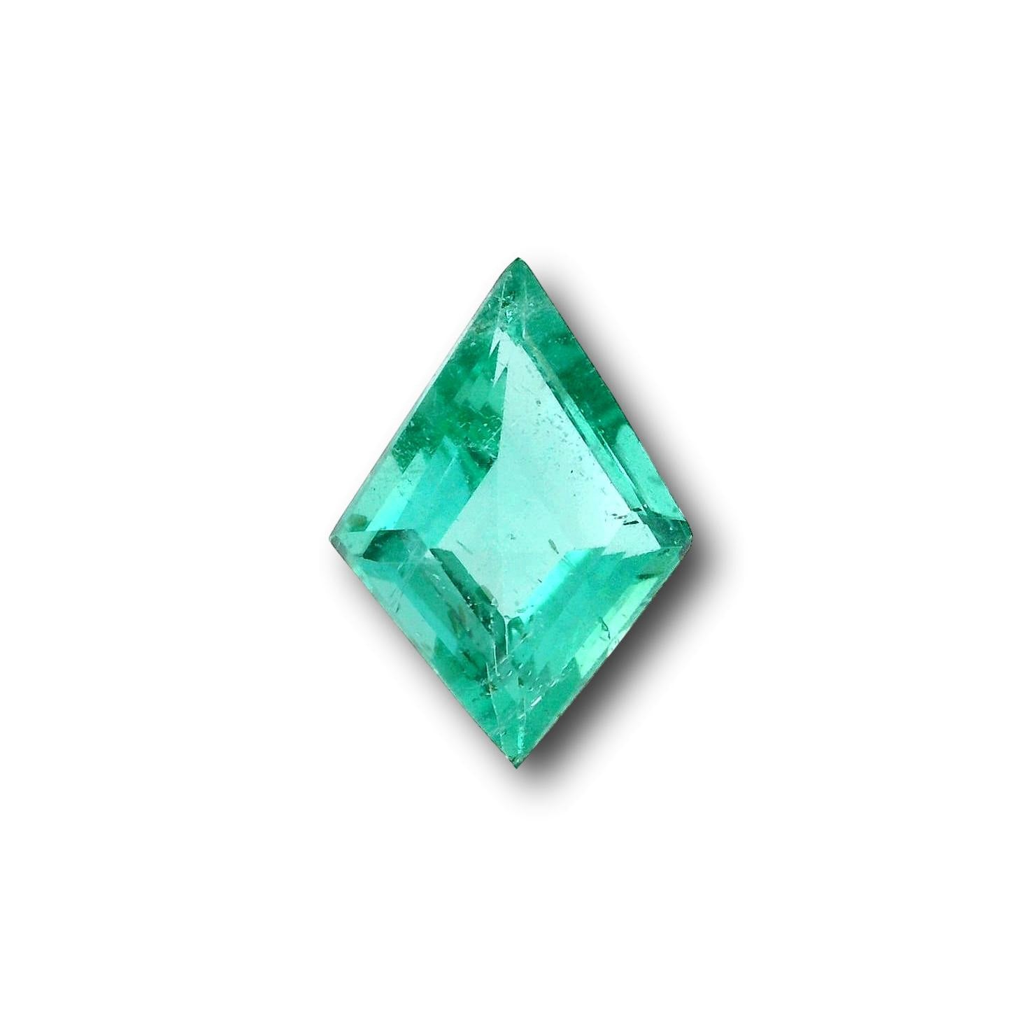 1.14ct | Green/ Kite Shape Step Cut Diamond - Modern Rustic Diamond