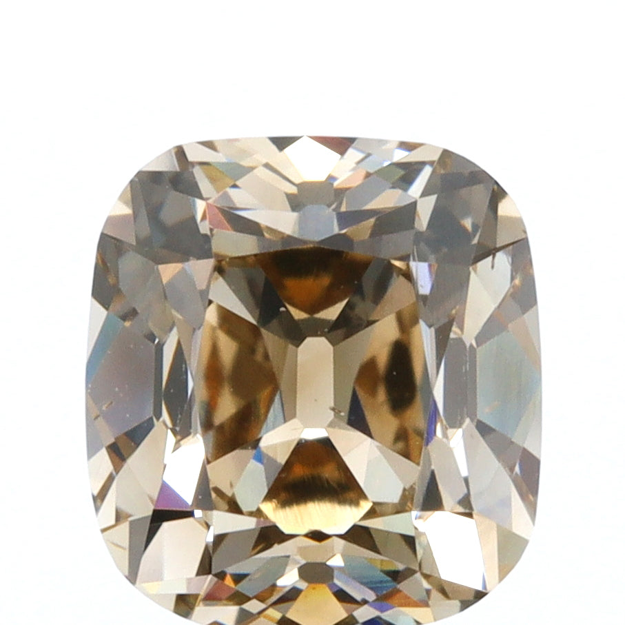 1.22ct | Champagne VS Cushion Shape Old Mine Cut Diamond - Modern Rustic Diamond