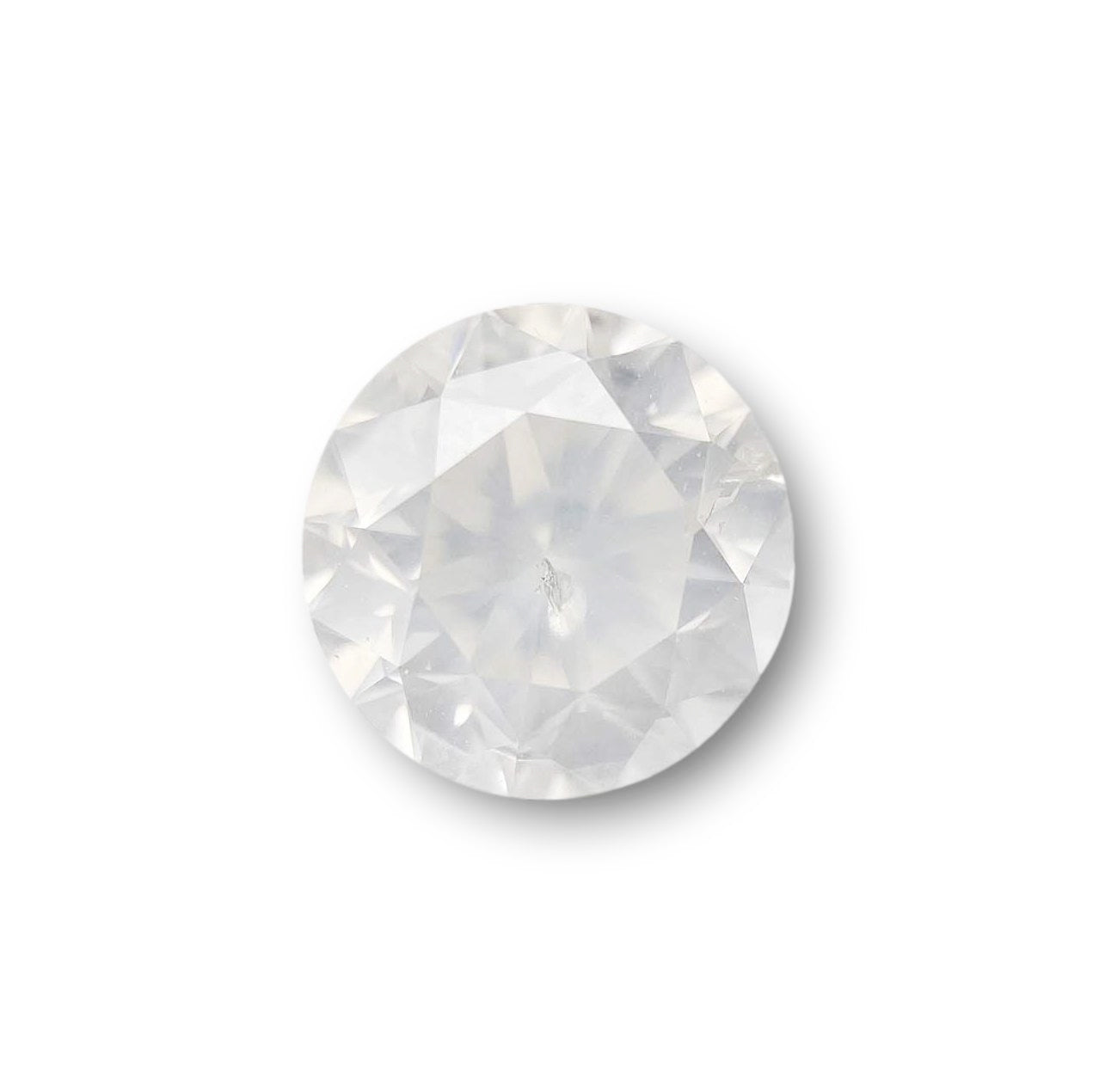 1.54ct | Salt & Pepper Round Shape Rose Cut Diamond - Modern Rustic Diamond