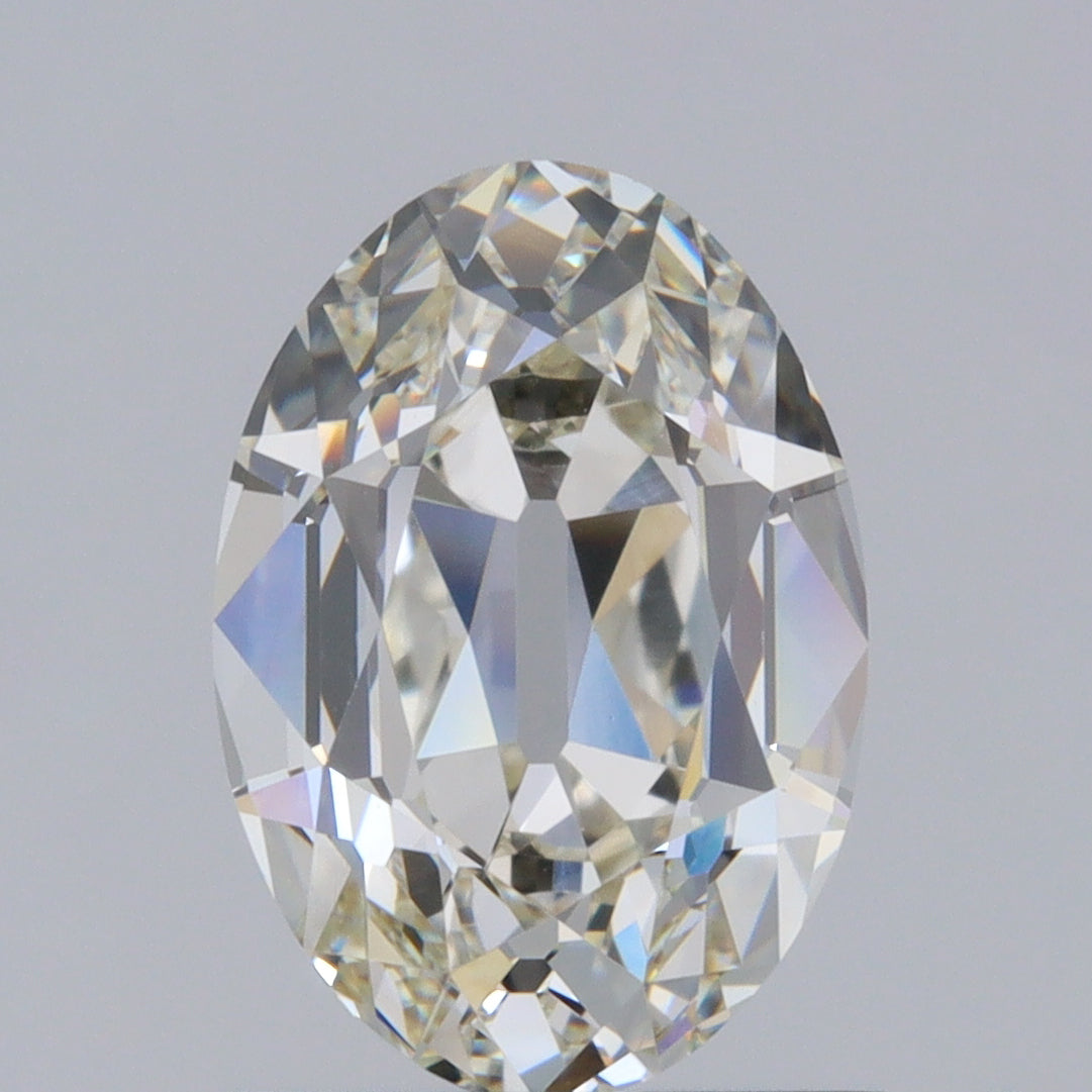 1.50ct | K/VS2 Oval Shape Old Mine Cut Diamond (GIA) - Modern Rustic Diamond