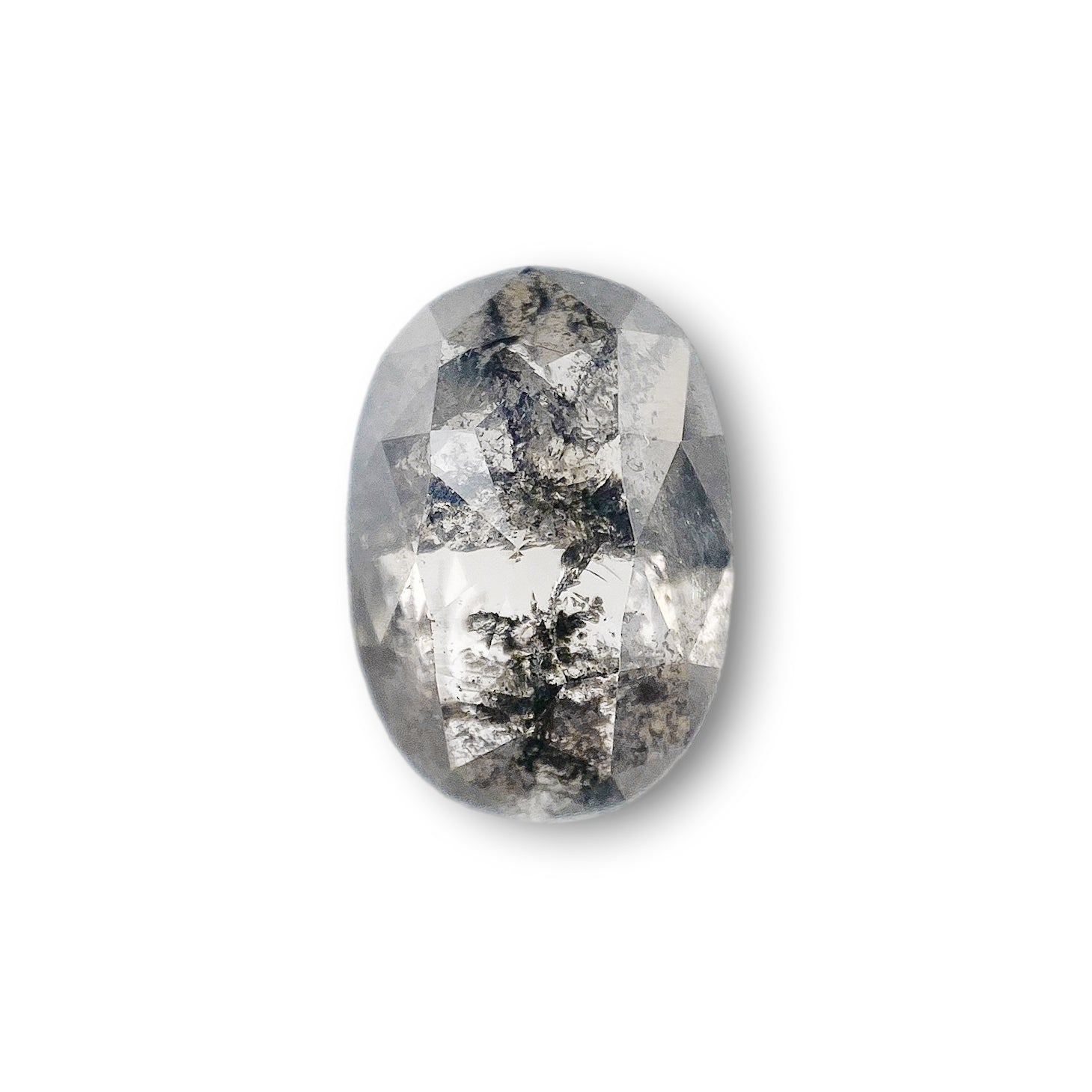 1.05ct | Rustic Oval Shape Rose Cut Diamond - Modern Rustic Diamond